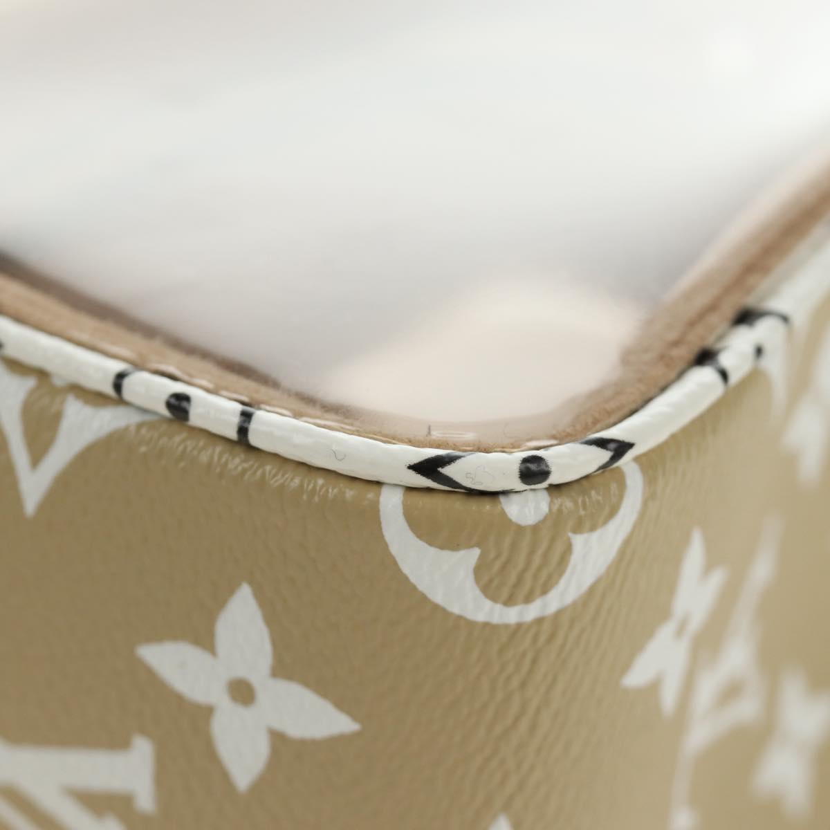 LOUIS VUITTON Monogram Giant Beach Porch Bag Green M67610 LV Auth 186686SAM