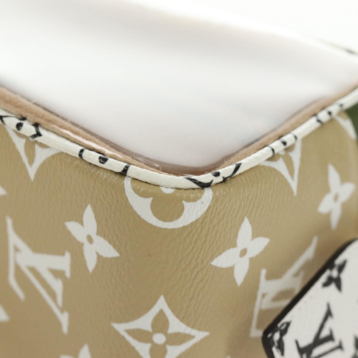 LOUIS VUITTON Monogram Giant Beach Porch Bag Green M67610 LV Auth 186686SAM