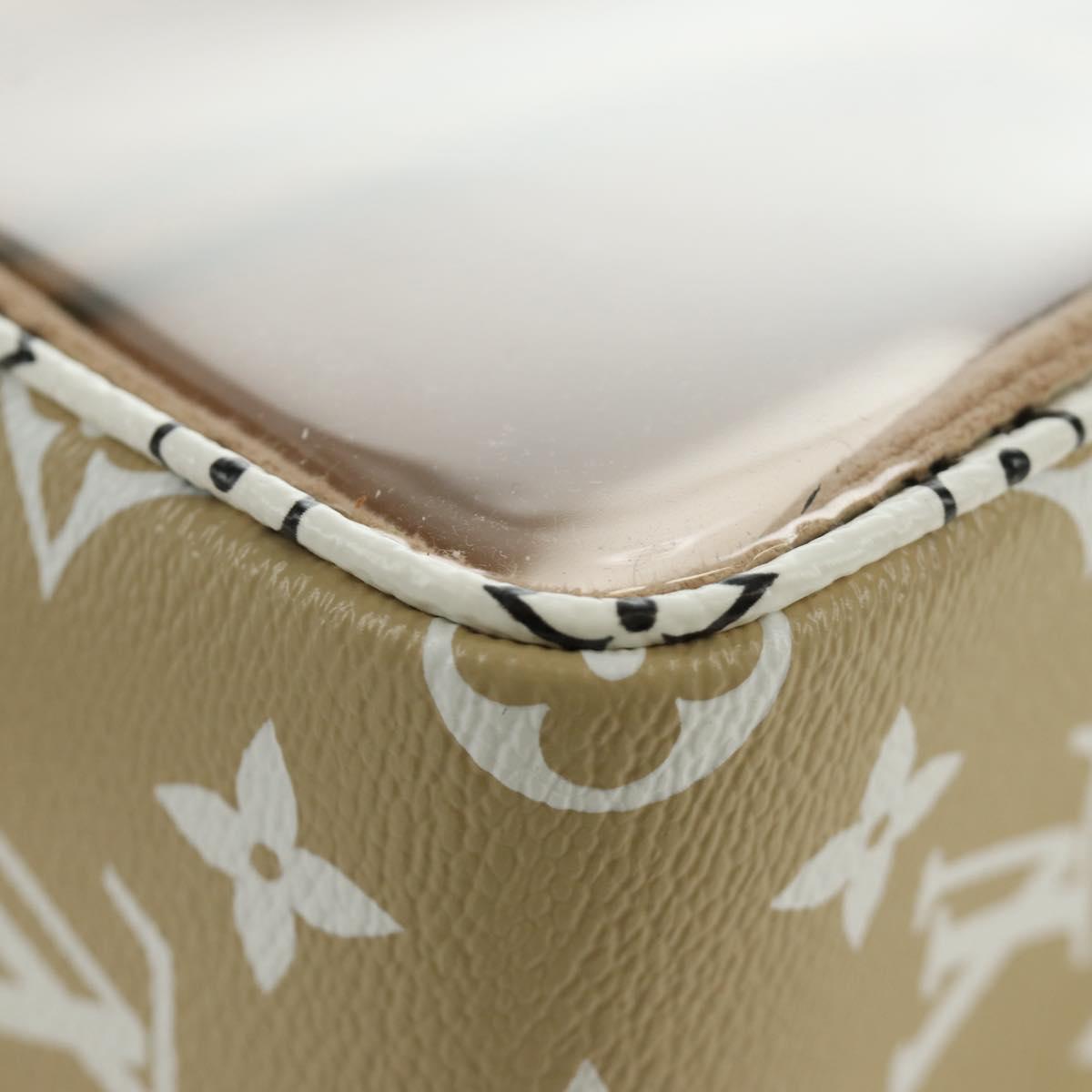 LOUIS VUITTON Monogram Giant Beach Porch Bag Green M67610 LV Auth 186686SAM
