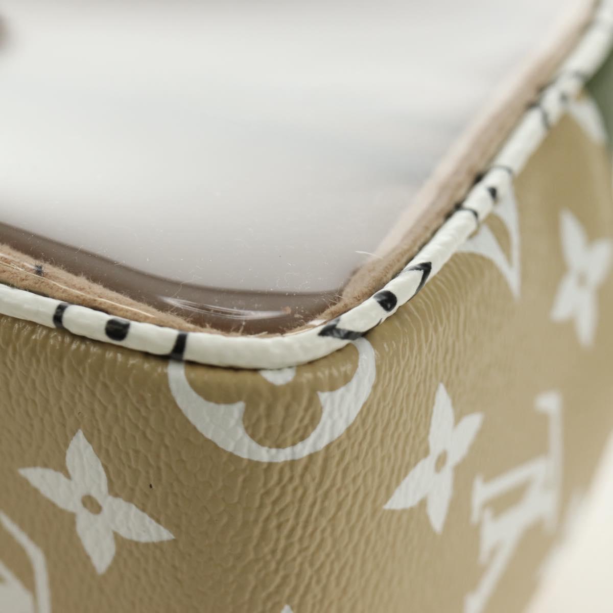 LOUIS VUITTON Monogram Giant Beach Porch Bag Green M67610 LV Auth 186686SAM