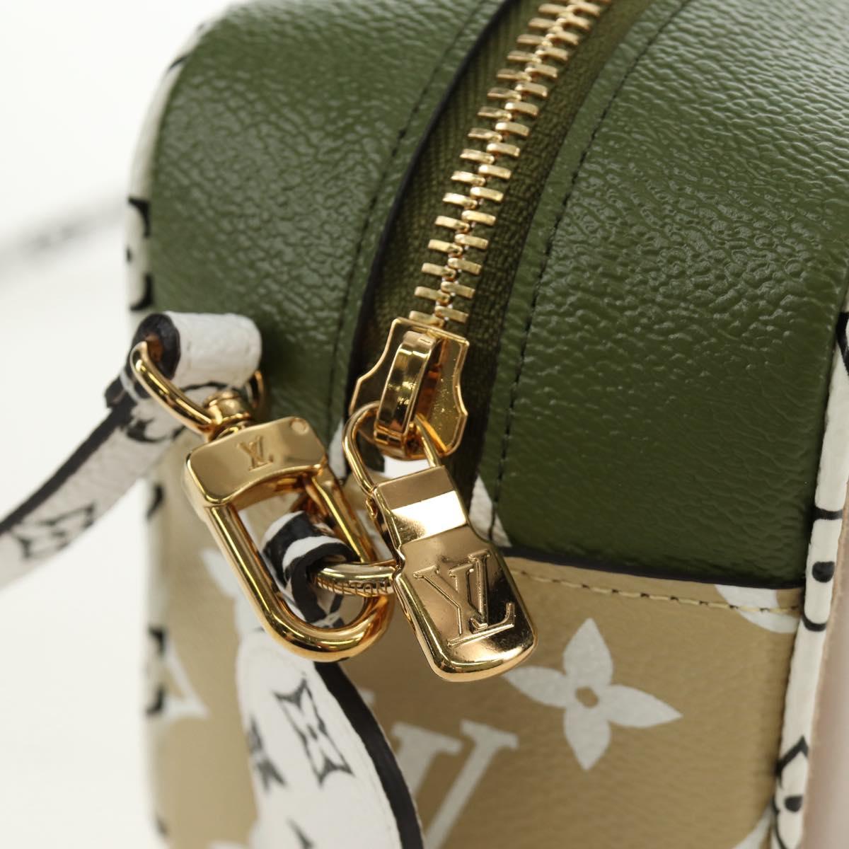 LOUIS VUITTON Monogram Giant Beach Porch Bag Green M67610 LV Auth 186686SAM