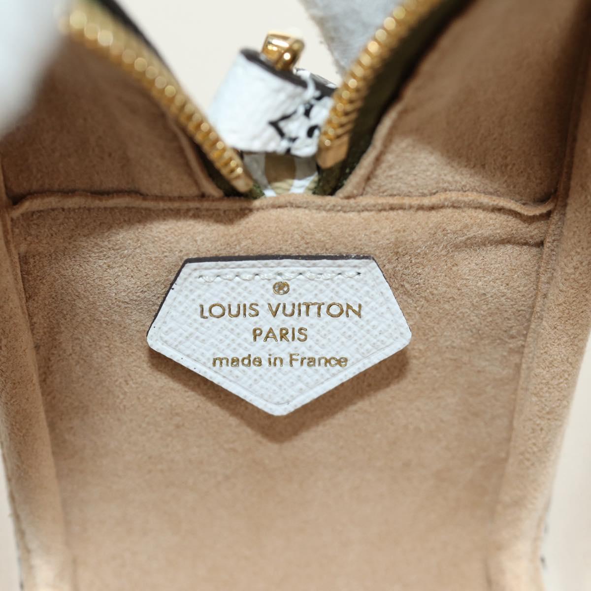 LOUIS VUITTON Monogram Giant Beach Porch Bag Green M67610 LV Auth 186686SAM