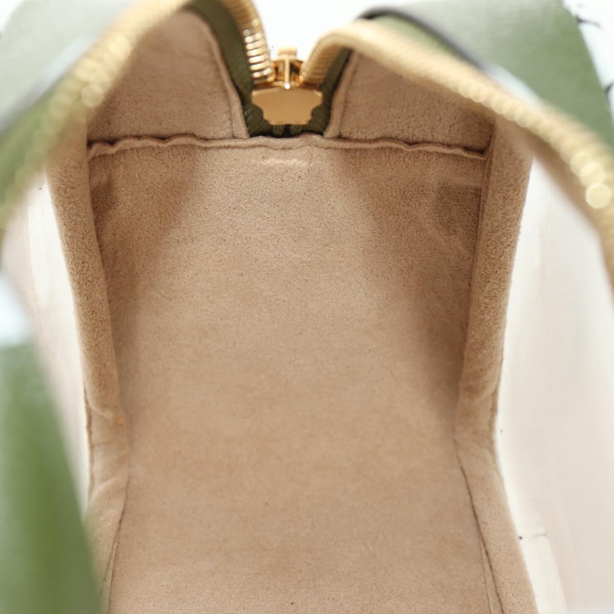 LOUIS VUITTON Monogram Giant Beach Porch Bag Green M67610 LV Auth 186686SAM