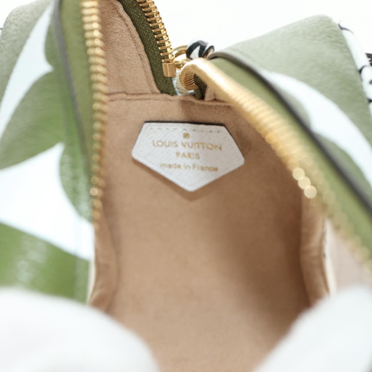 LOUIS VUITTON Monogram Giant Beach Porch Bag Green M67610 LV Auth 186686SAM