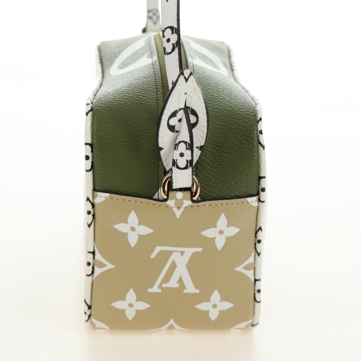 LOUIS VUITTON Monogram Giant Beach Porch Bag Green M67610 LV Auth 186686SAM