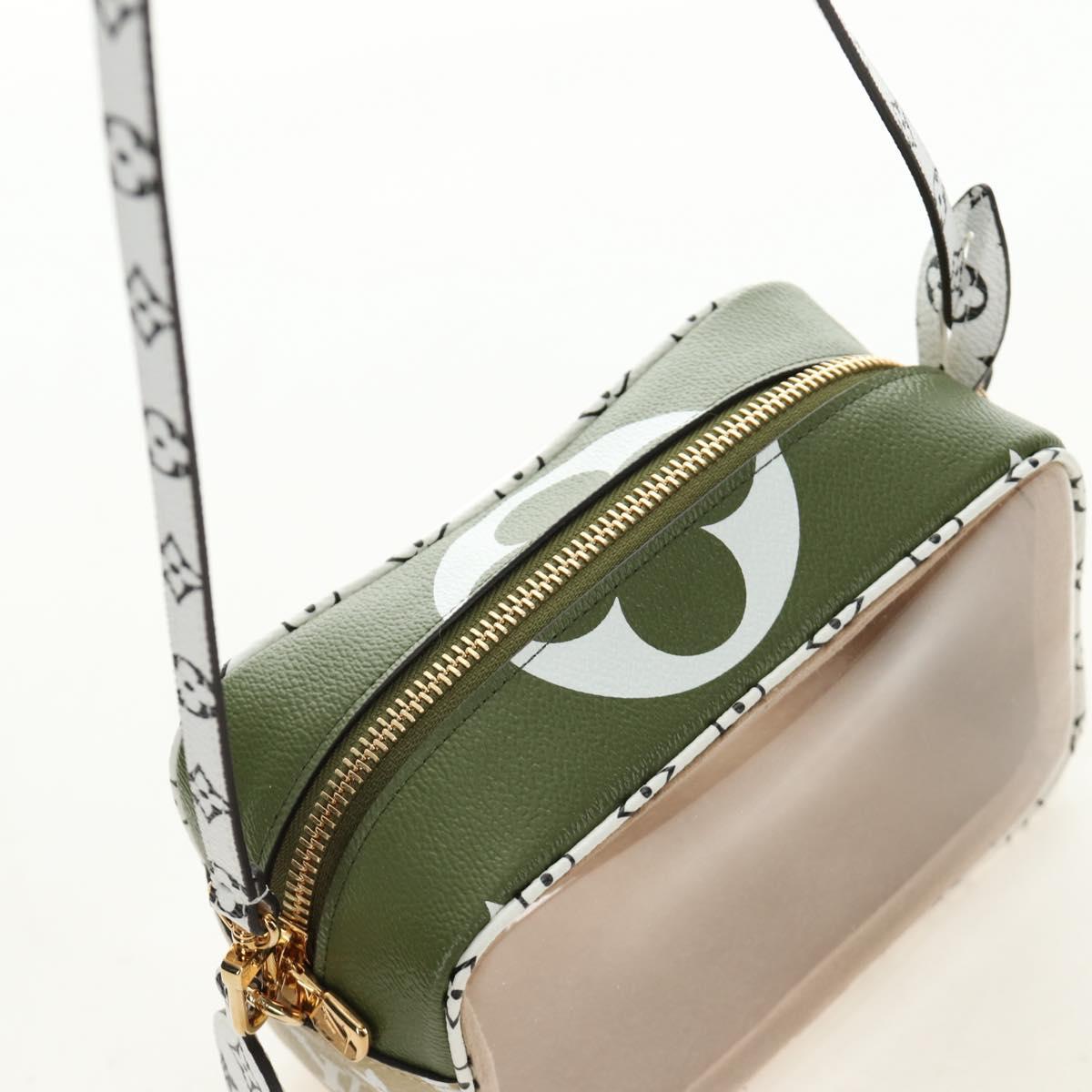 LOUIS VUITTON Monogram Giant Beach Porch Bag Green M67610 LV Auth 186686SAM