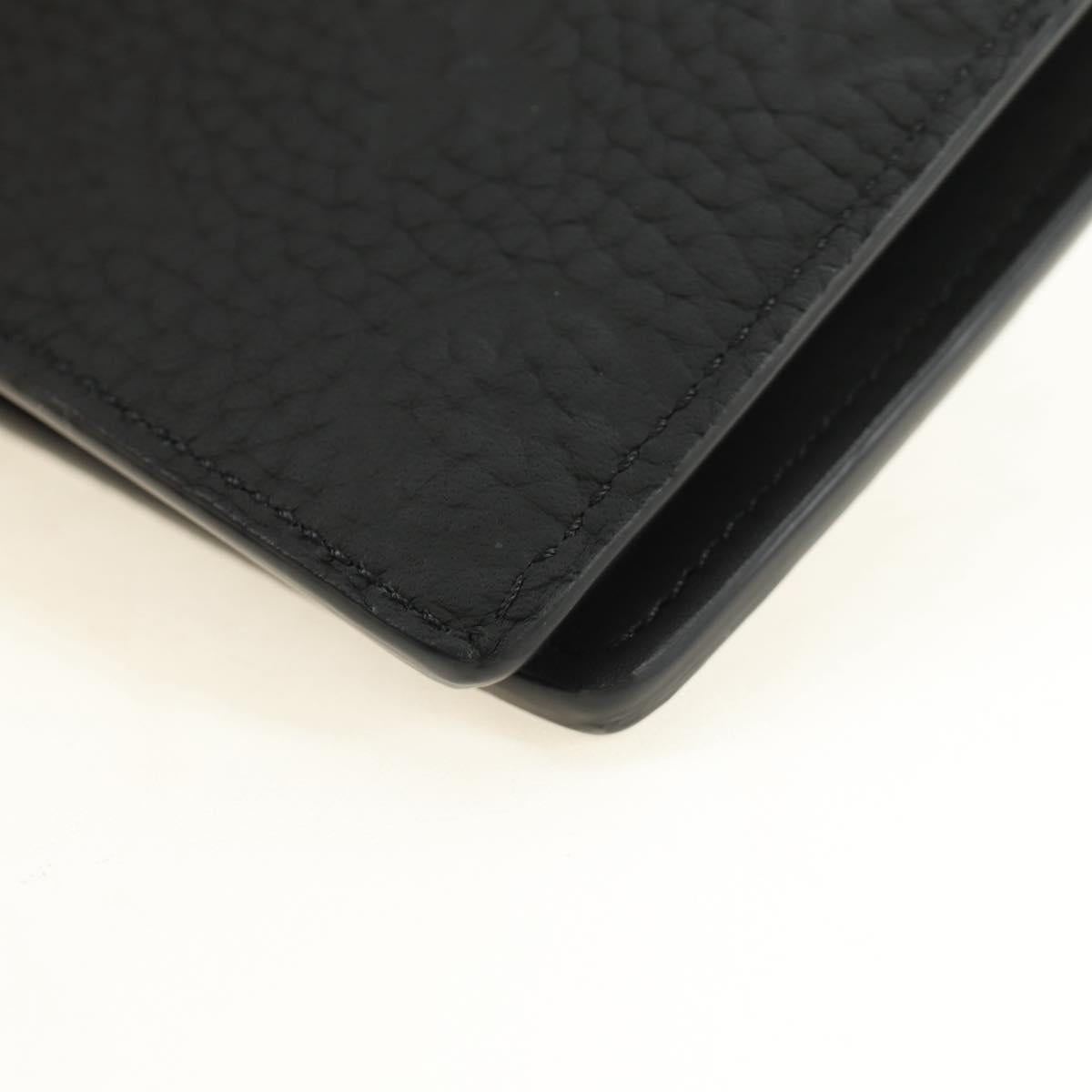 LOUIS VUITTON Taurillon Clemence Brazza Portefeuille Wallet M69038 Auth 186687SM