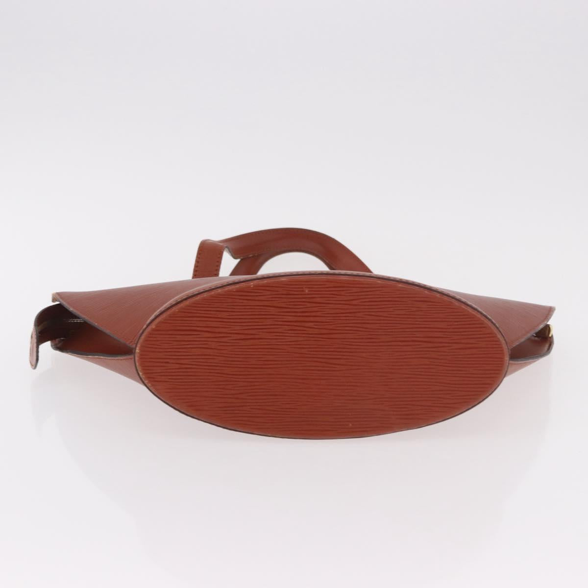 LOUIS VUITTON Epi Saint Jacques Shopping Bag Brown M52263 LV Auth 186689