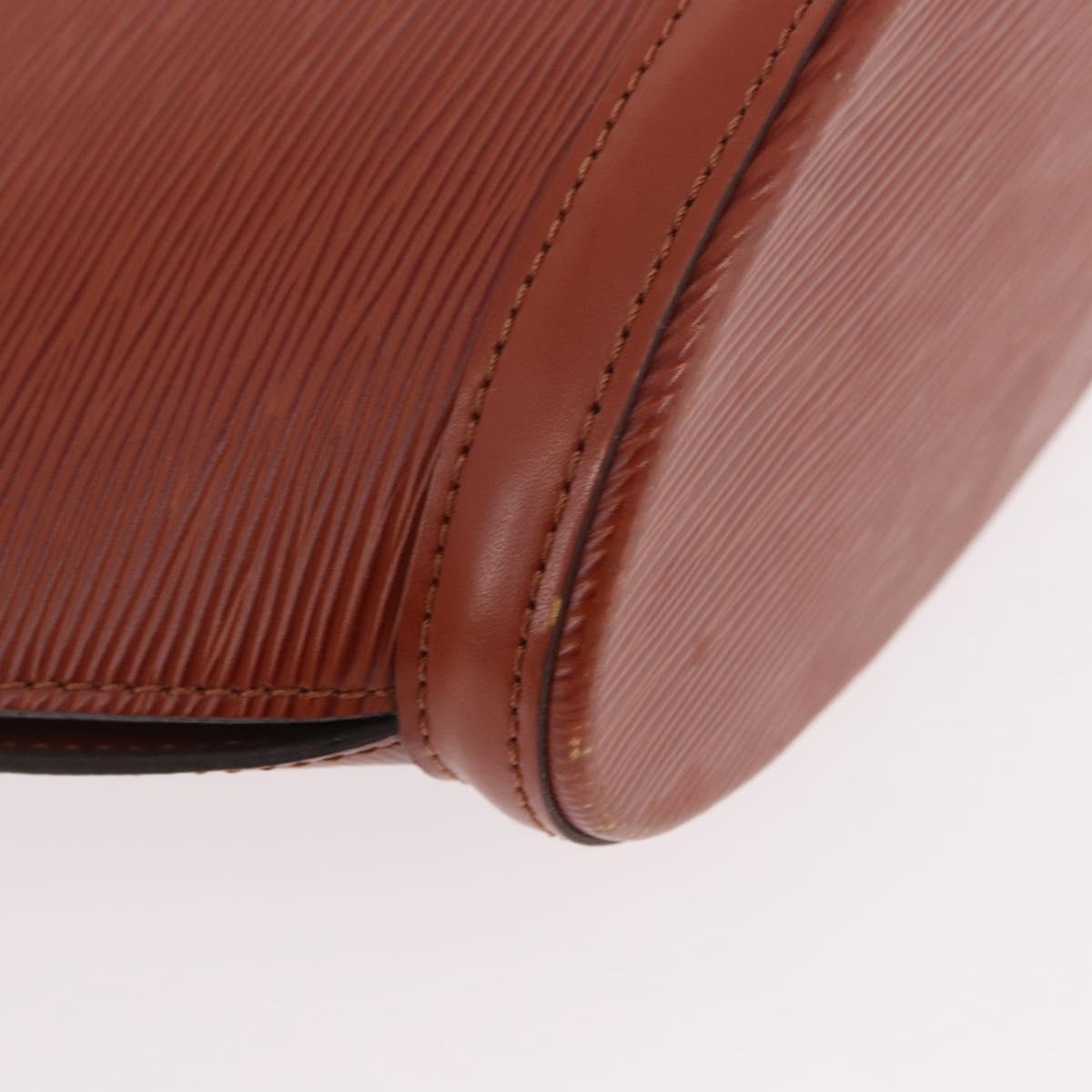 LOUIS VUITTON Epi Saint Jacques Shopping Bag Brown M52263 LV Auth 186689
