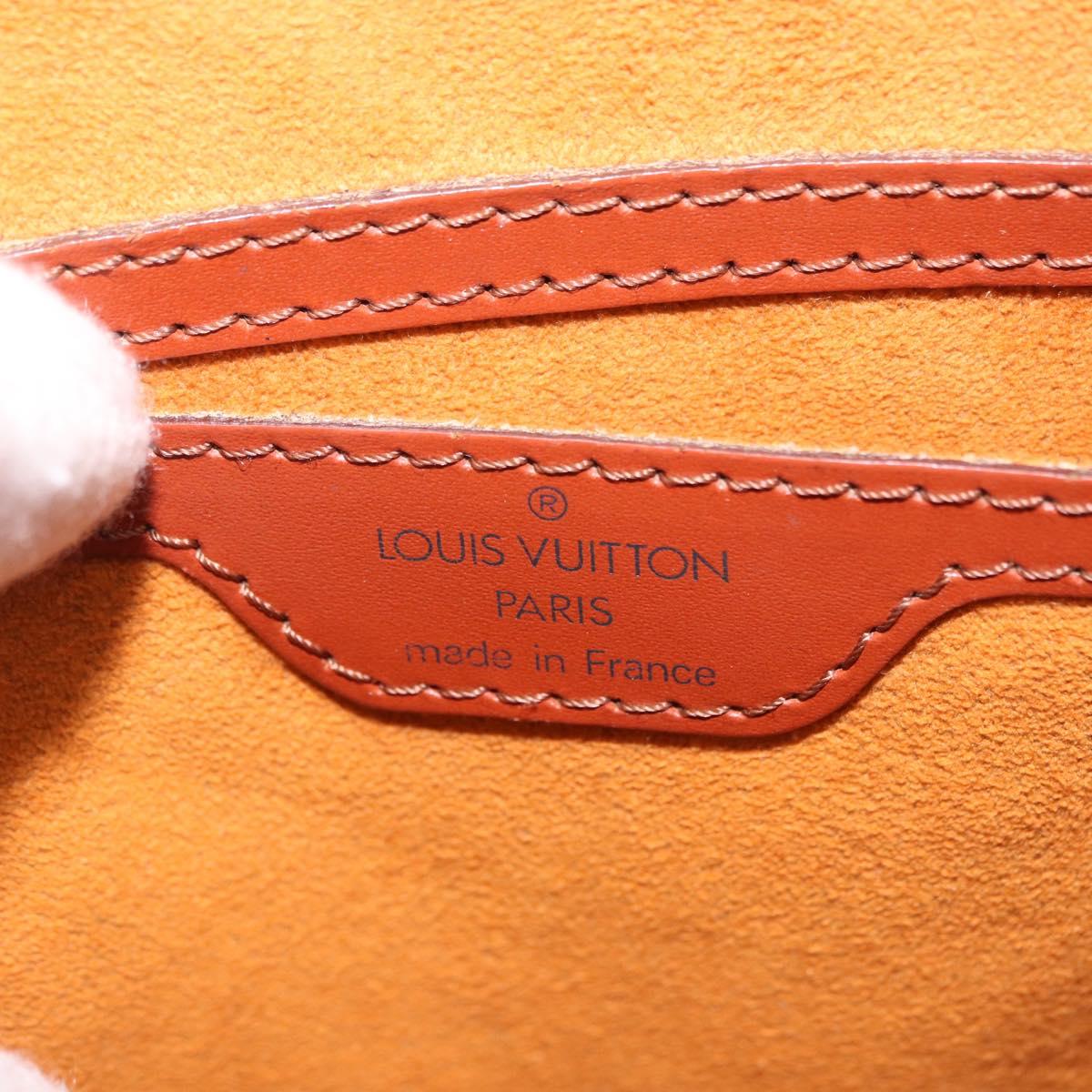 LOUIS VUITTON Epi Saint Jacques Shopping Bag Brown M52263 LV Auth 186689