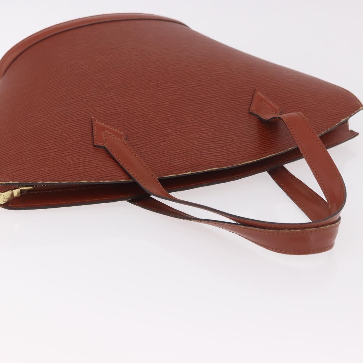 LOUIS VUITTON Epi Saint Jacques Shopping Bag Brown M52263 LV Auth 186689
