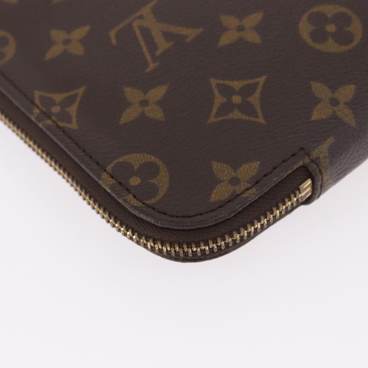 LOUIS VUITTON Monogram Posh Documents Briefcase M53457 LV Auth 186690