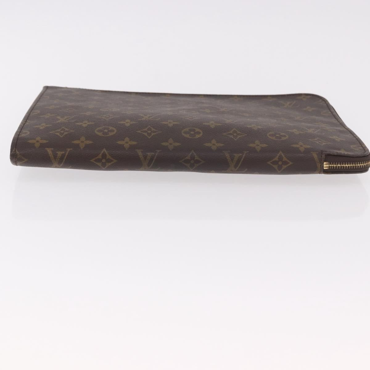 LOUIS VUITTON Monogram Posh Documents Briefcase M53457 LV Auth 186690