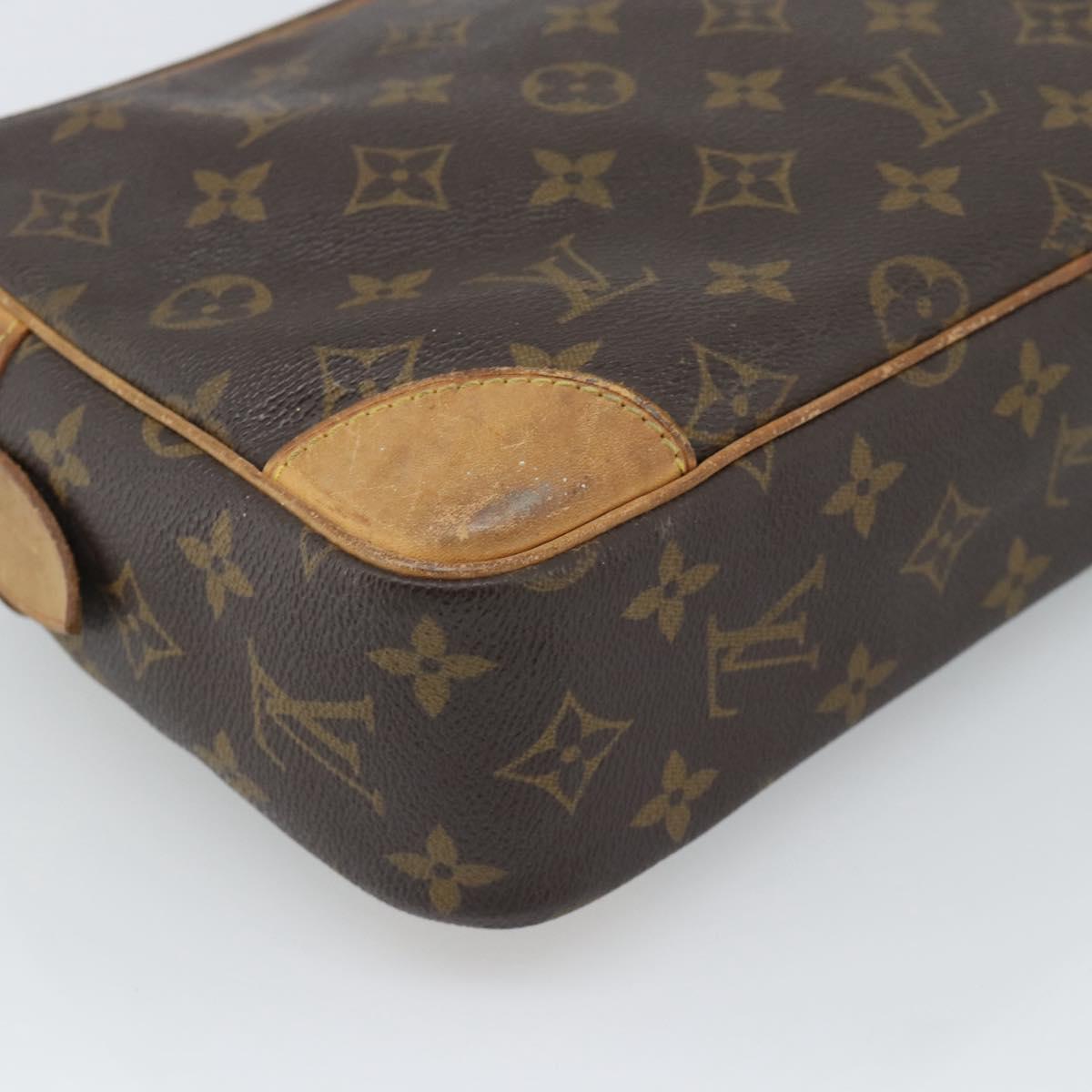 LOUIS VUITTON Monogram Compiegne 28 Clutch Bag M51845 LV Auth 186698