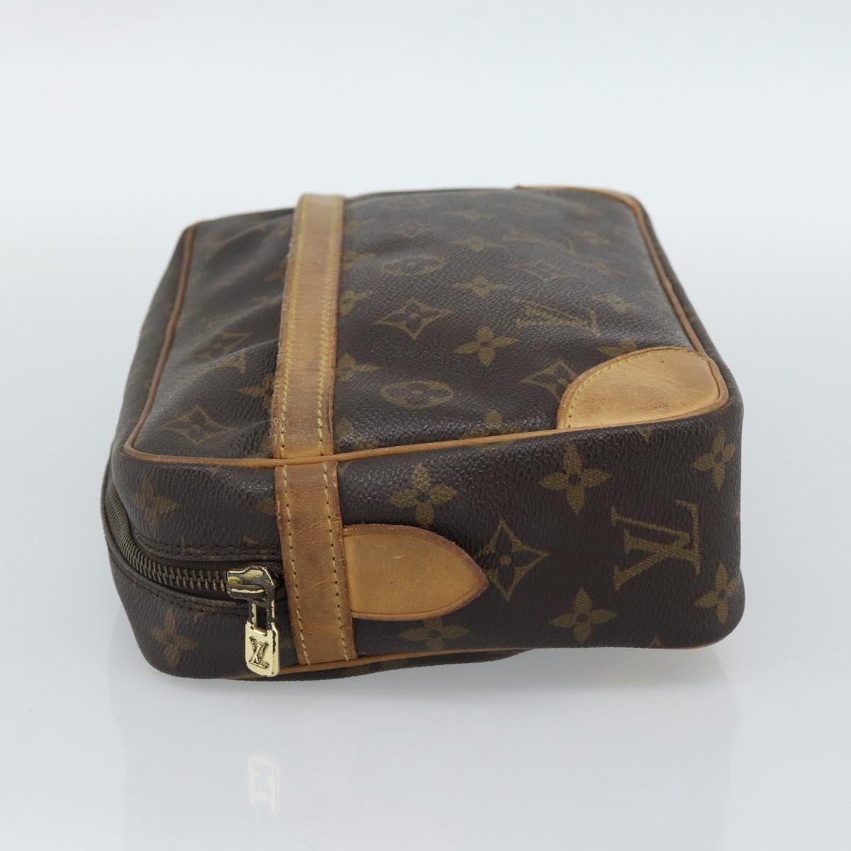 LOUIS VUITTON Monogram Compiegne 28 Clutch Bag M51845 LV Auth 186698