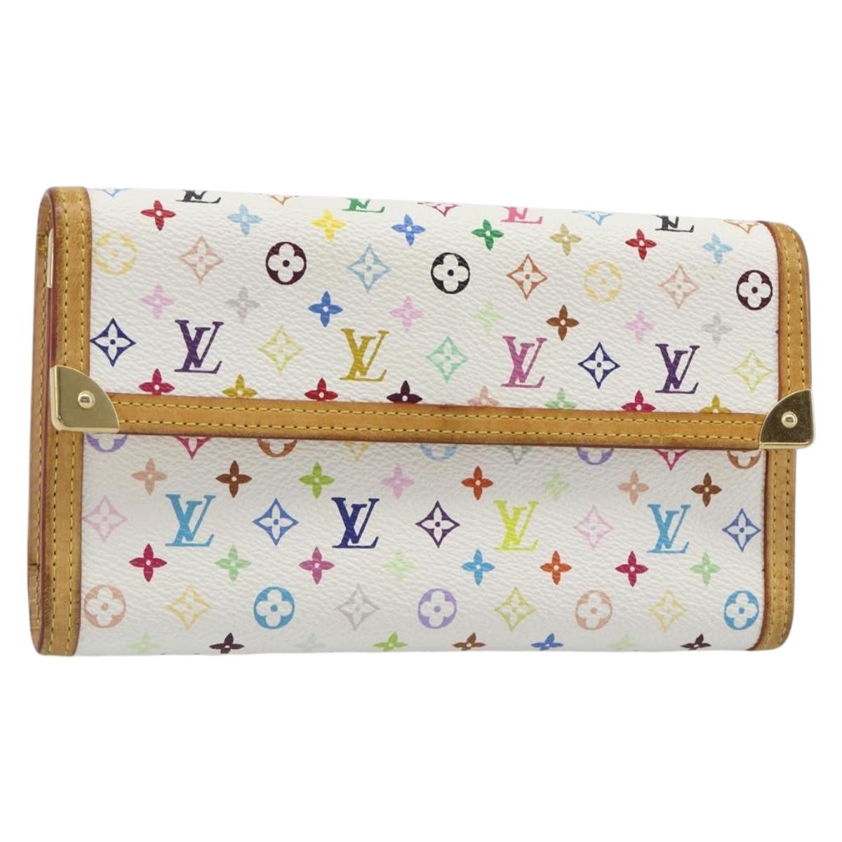 LOUIS VUITTON Multicolor Porte Tresor International Wallet M92659 Auth 186700A