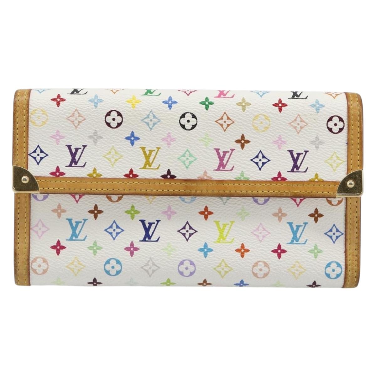 LOUIS VUITTON Multicolor Porte Tresor International Wallet M92659 Auth 186700A