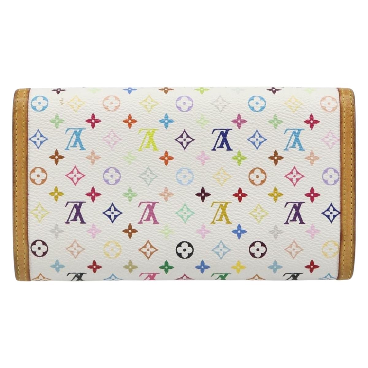 LOUIS VUITTON Multicolor Porte Tresor International Wallet M92659 Auth 186700A