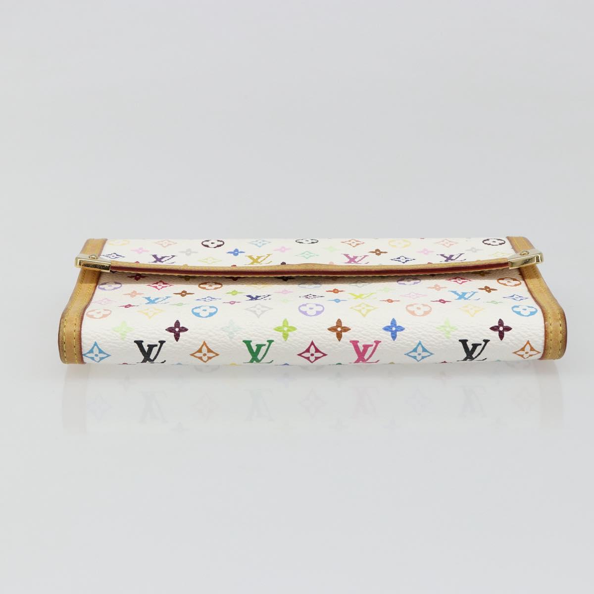 LOUIS VUITTON Multicolor Porte Tresor International Wallet M92659 Auth 186700A