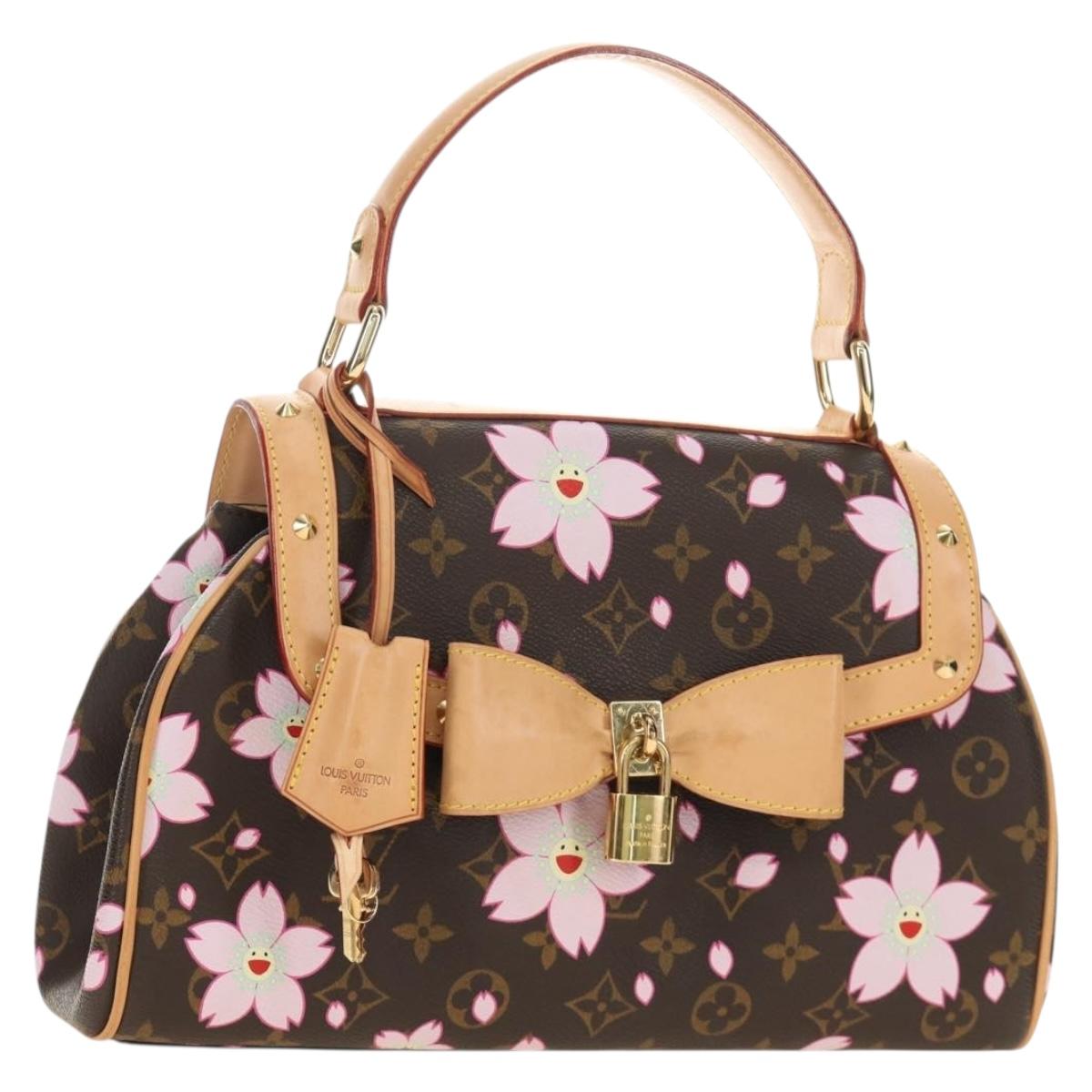 LOUIS VUITTON Monogram Cherry Blossom Sac Retro PM Bag M92012 LV Auth 186707SAM