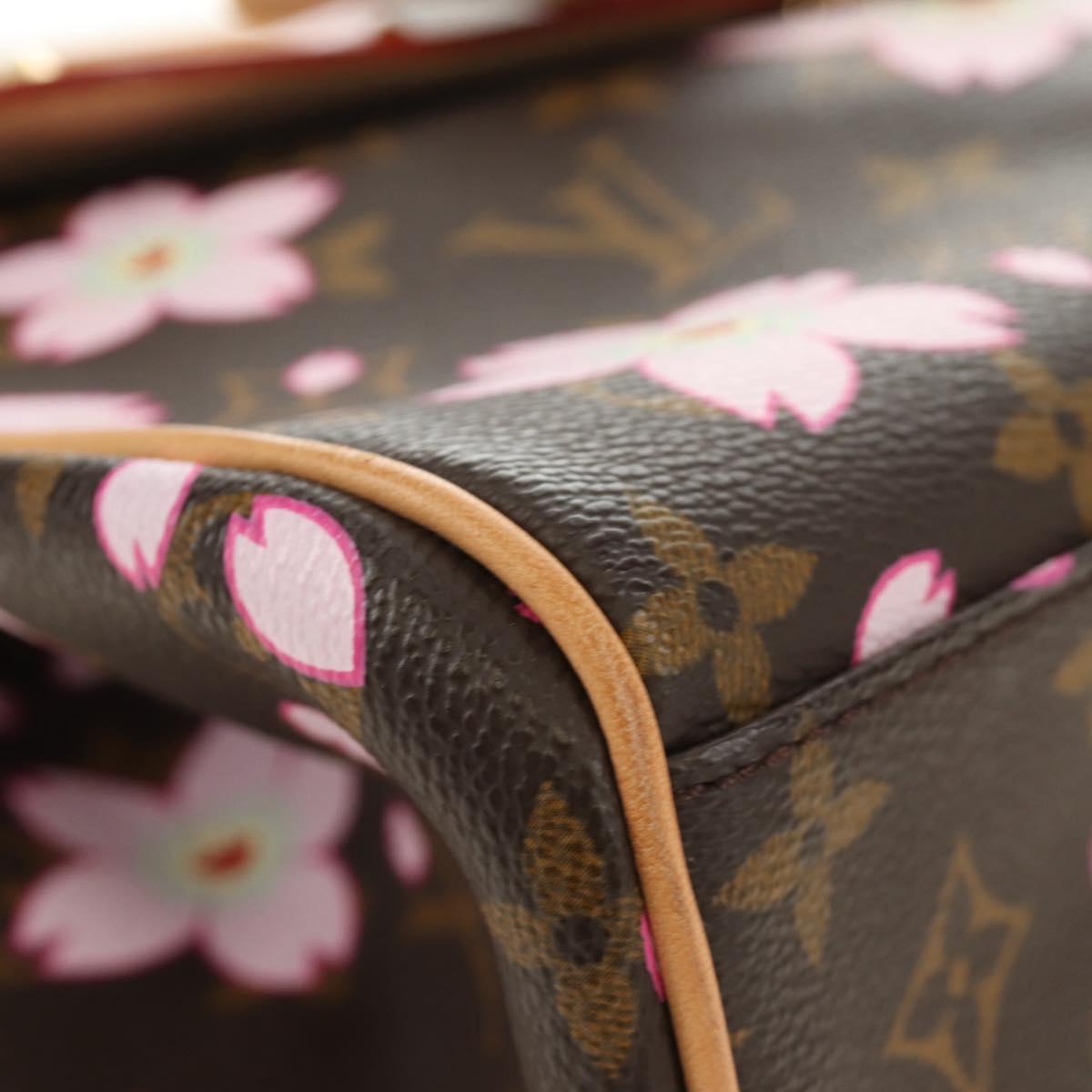 LOUIS VUITTON Monogram Cherry Blossom Sac Retro PM Bag M92012 LV Auth 186707SAM