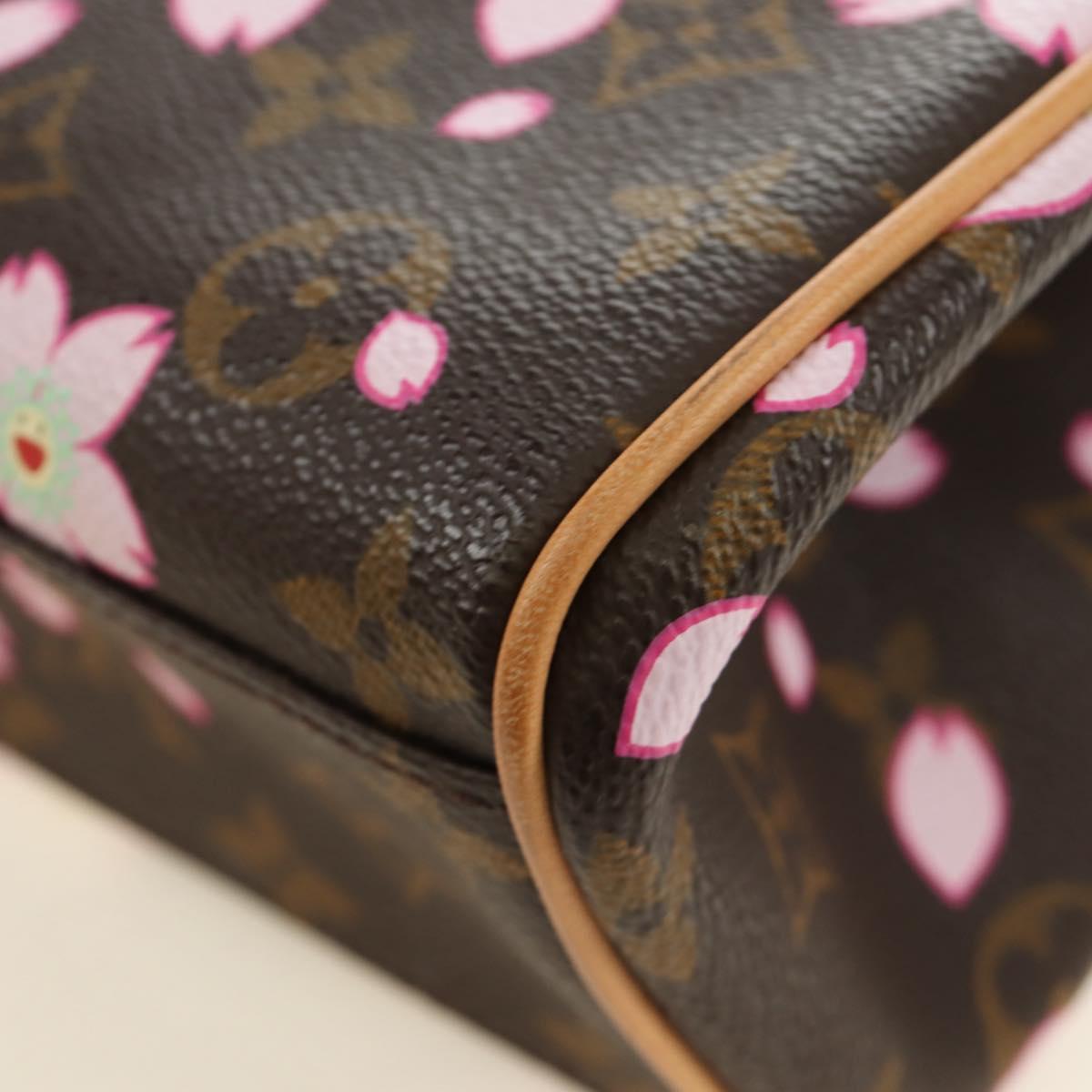 LOUIS VUITTON Monogram Cherry Blossom Sac Retro PM Bag M92012 LV Auth 186707SAM