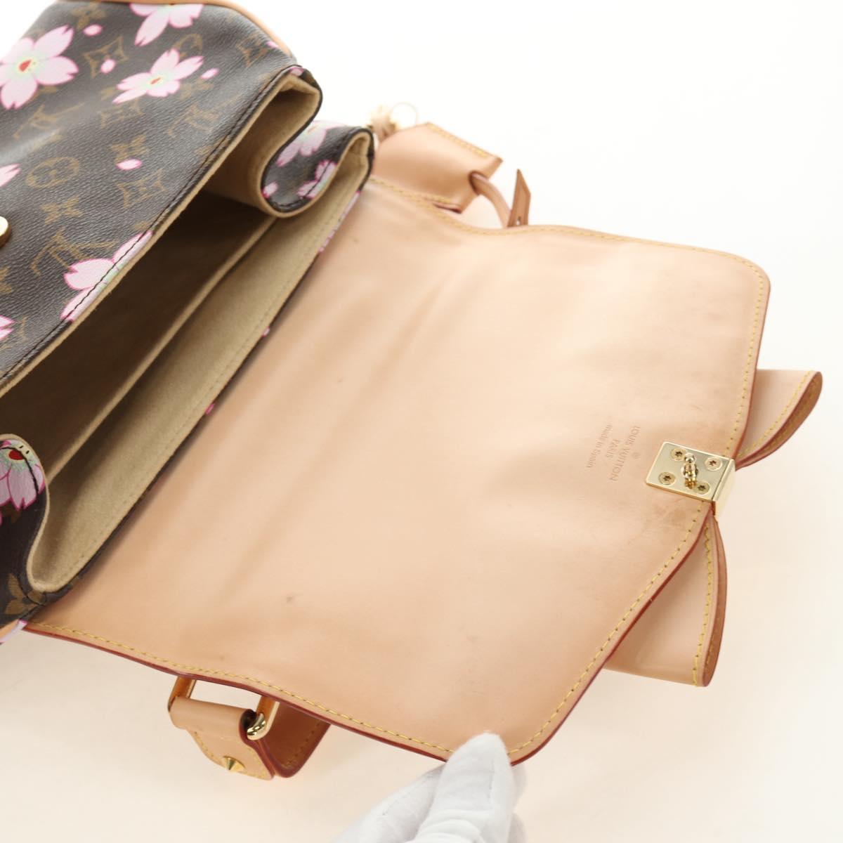 LOUIS VUITTON Monogram Cherry Blossom Sac Retro PM Bag M92012 LV Auth 186707SAM