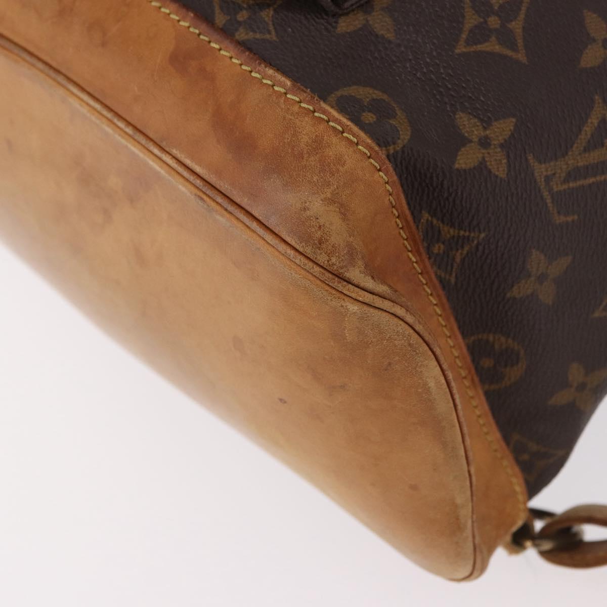 LOUIS VUITTON Monogram Montsouris MM Backpack M51136 LV Auth 186812
