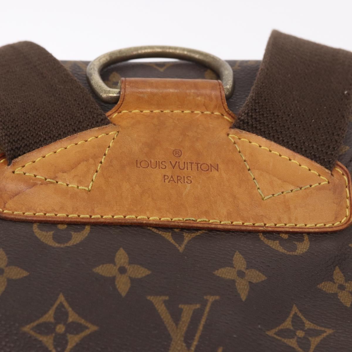 LOUIS VUITTON Monogram Montsouris MM Backpack M51136 LV Auth 186812
