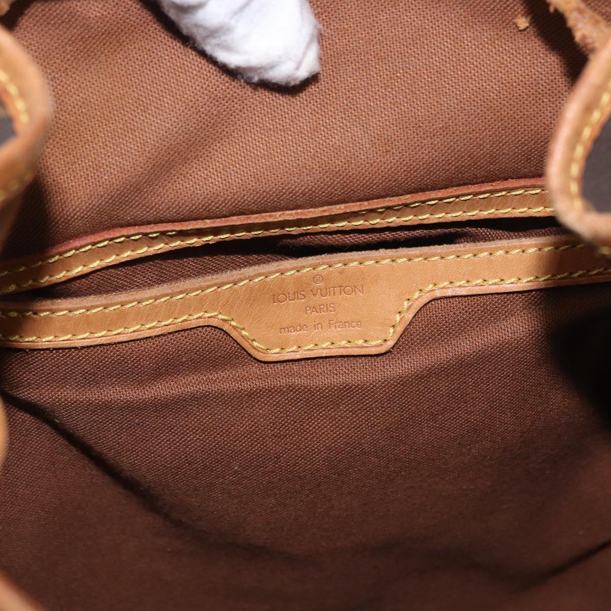 LOUIS VUITTON Monogram Montsouris MM Backpack M51136 LV Auth 186812