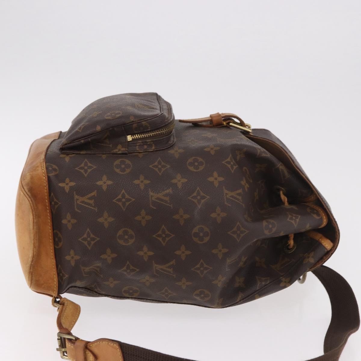 LOUIS VUITTON Monogram Montsouris MM Backpack M51136 LV Auth 186812