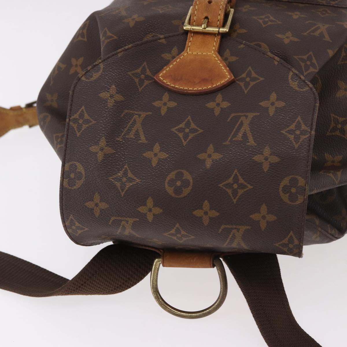 LOUIS VUITTON Monogram Montsouris MM Backpack M51136 LV Auth 186812
