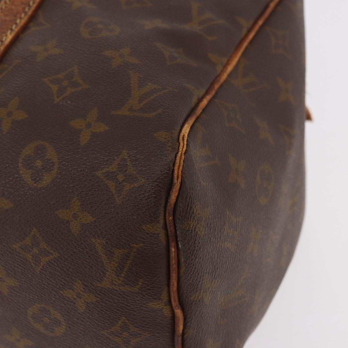 LOUIS VUITTON Monogram Sac Souple 35 Boston Bag M41626 LV Auth 186821
