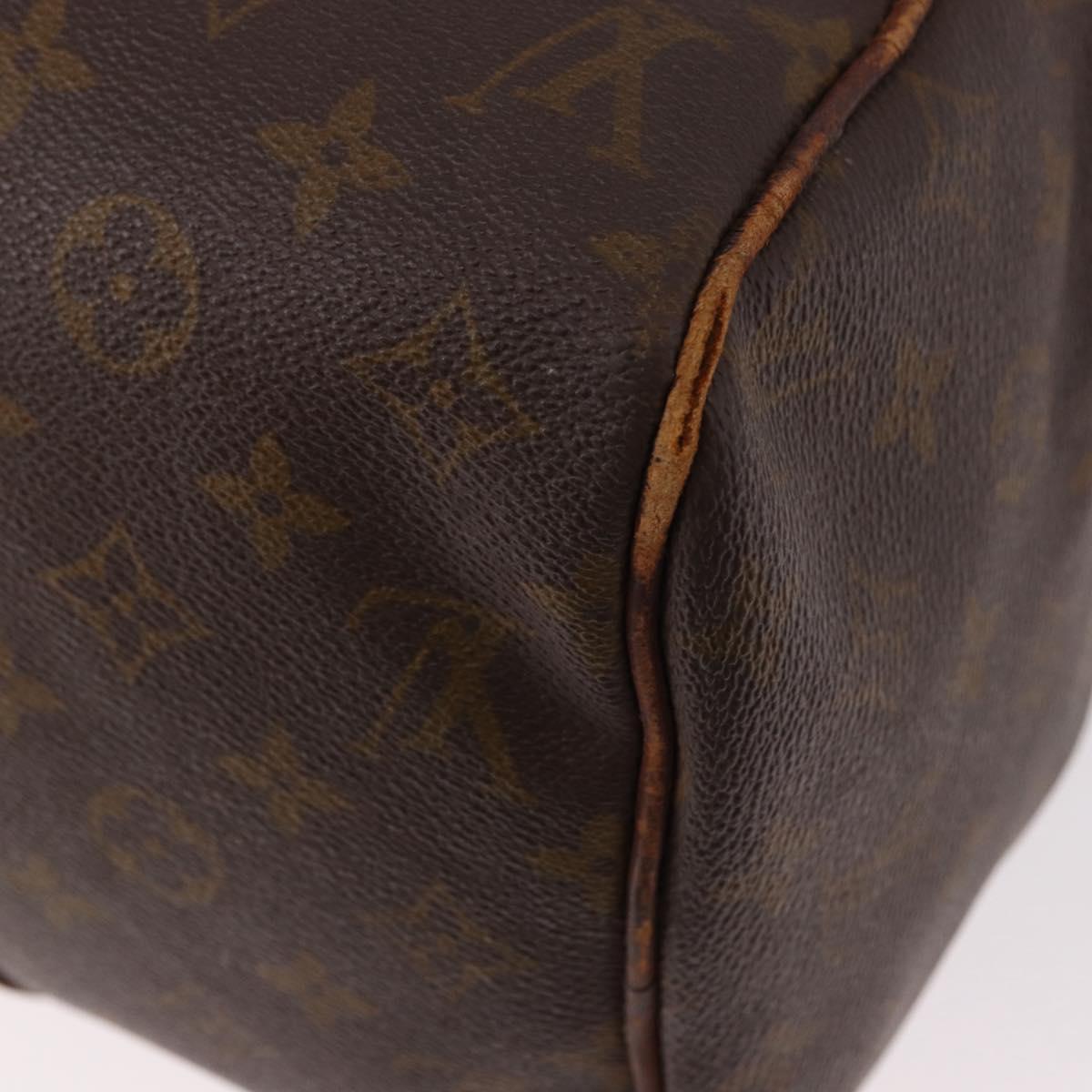 LOUIS VUITTON Monogram Sac Souple 35 Boston Bag M41626 LV Auth 186821
