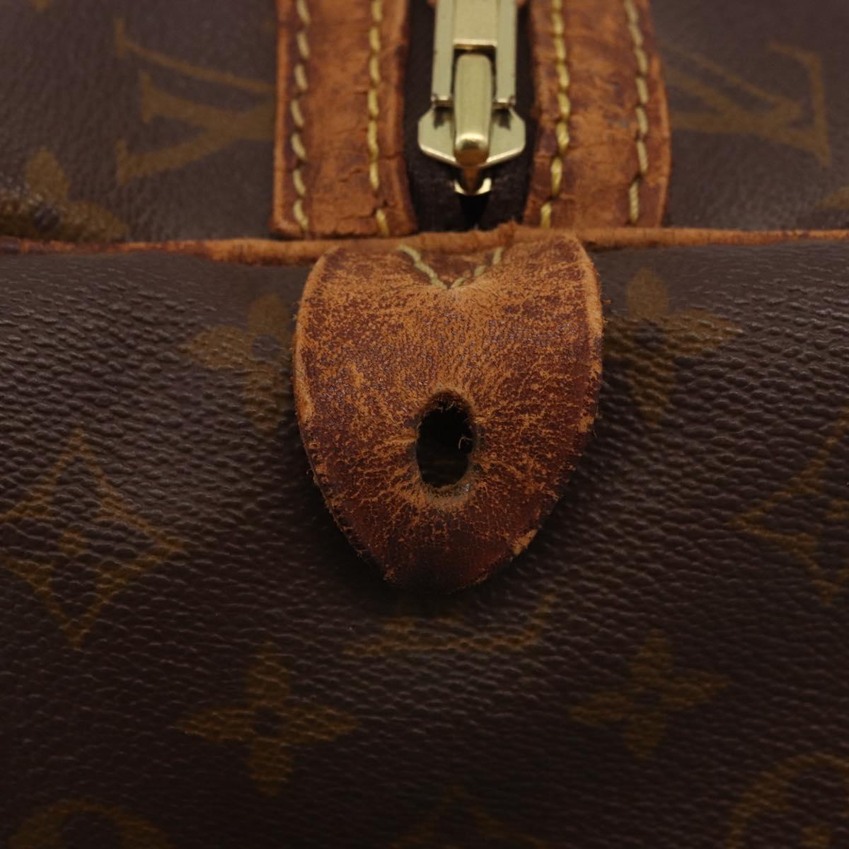 LOUIS VUITTON Monogram Sac Souple 35 Boston Bag M41626 LV Auth 186821