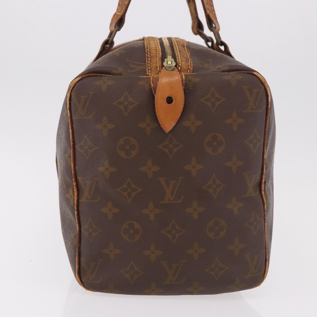 LOUIS VUITTON Monogram Sac Souple 35 Boston Bag M41626 LV Auth 186821