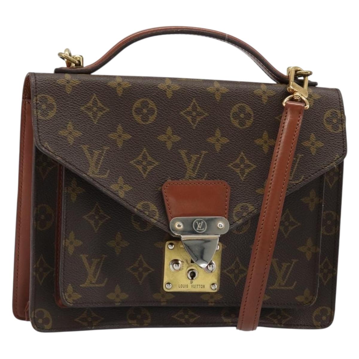 LOUIS VUITTON Monogram Monceau 26 Shoulder Bag M51187 LV Auth 186852