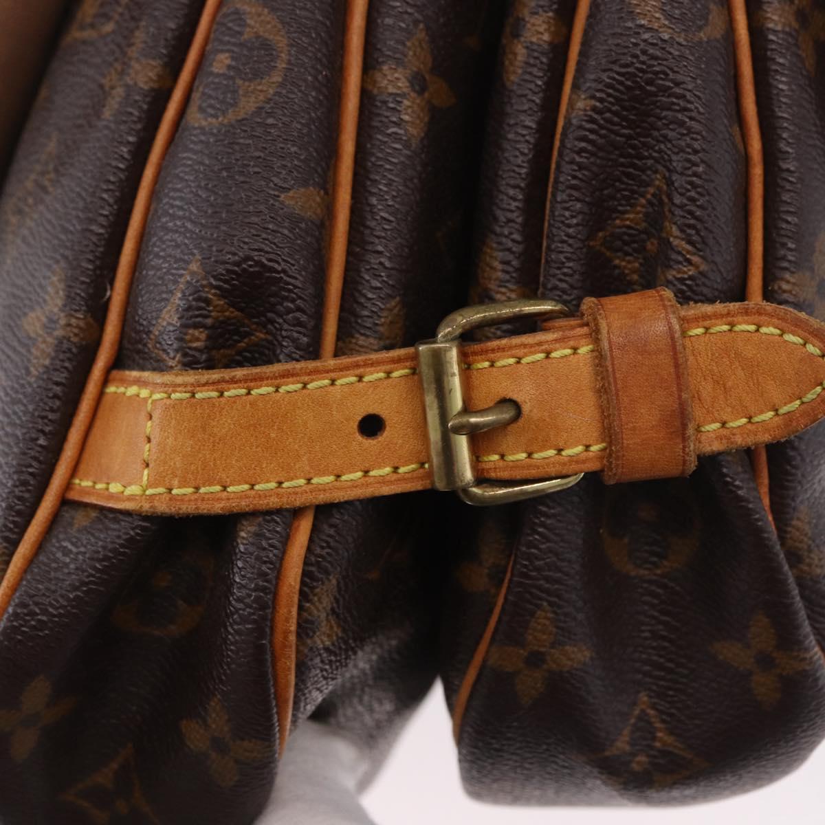 LOUIS VUITTON Monogram Saumur 30 Shoulder Bag M42256 LV Auth 186859