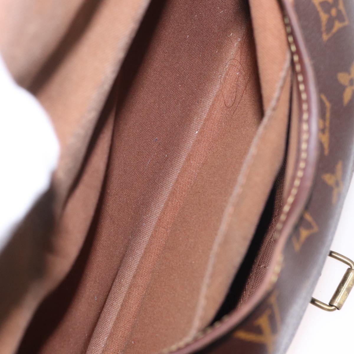 LOUIS VUITTON Monogram Saumur 30 Shoulder Bag M42256 LV Auth 186859