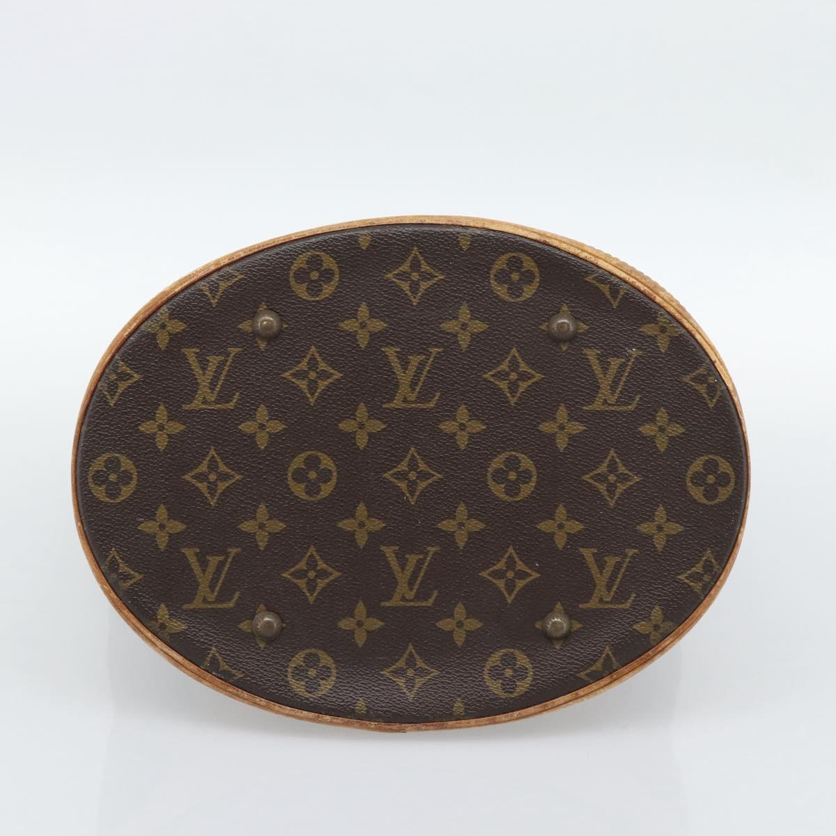 LOUIS VUITTON Monogram Bucket GM Shoulder Bag M42236 LV Auth 186861