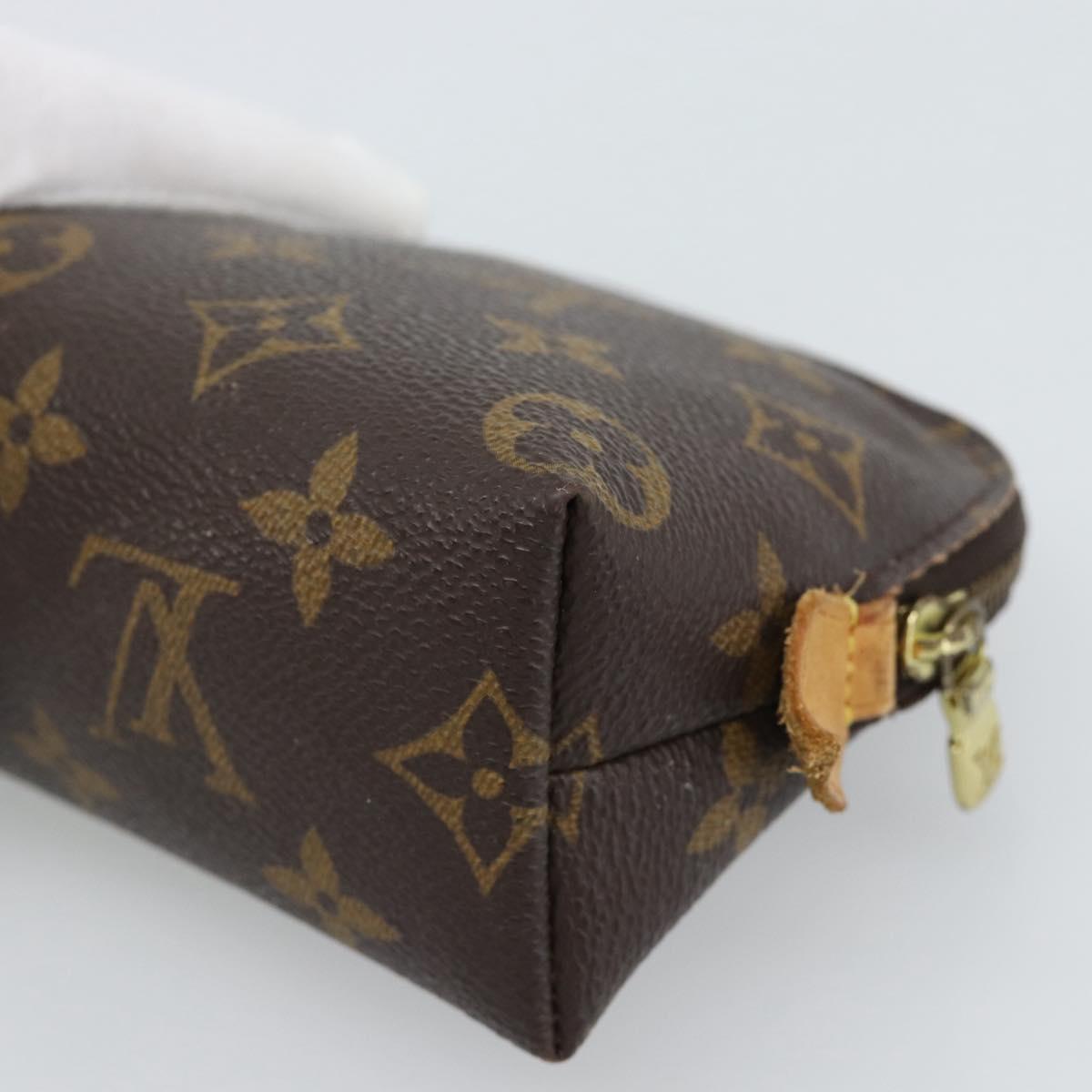 LOUIS VUITTON Monogram Pochette Cosmetic PM Pouch M43998 LV Auth 186863