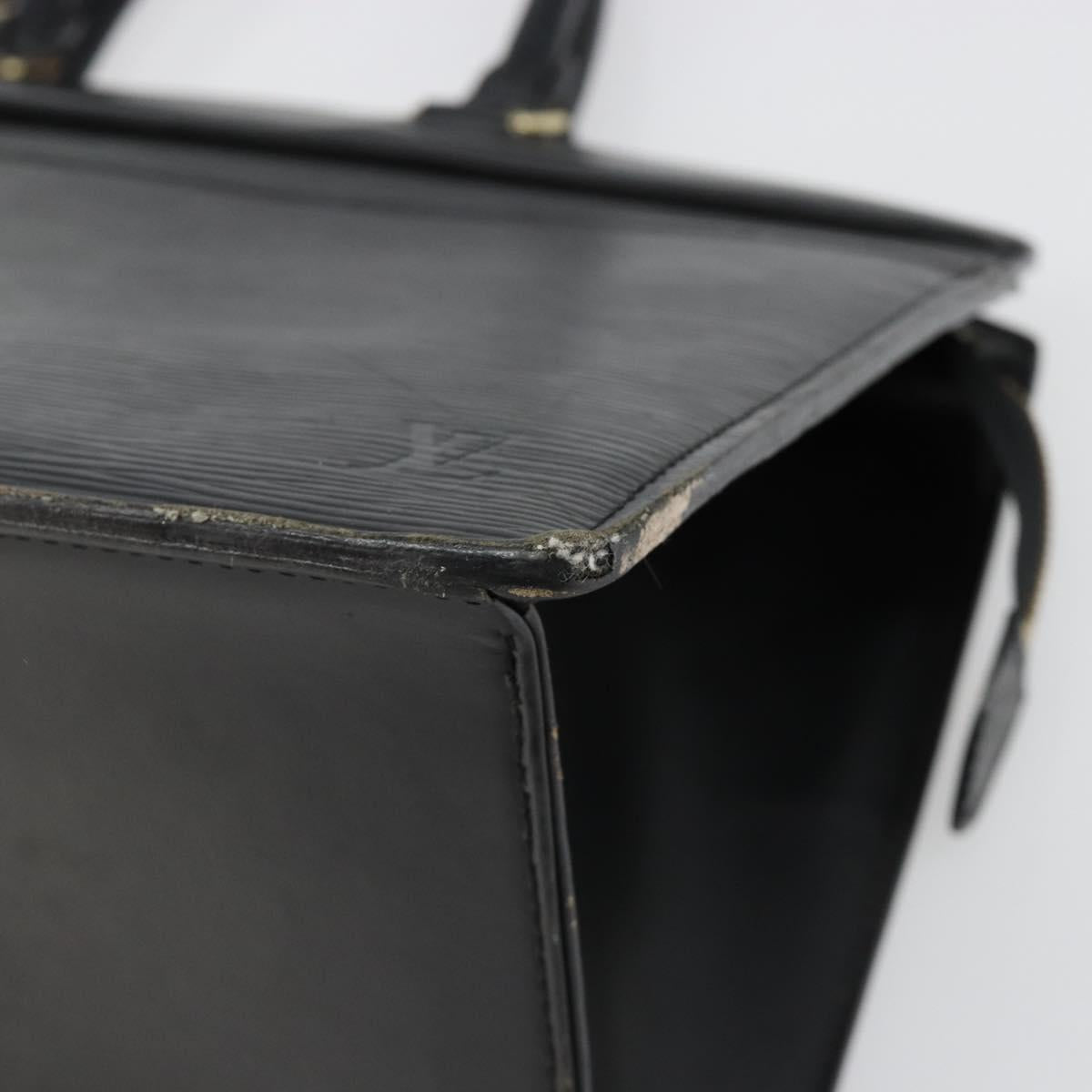 LOUIS VUITTON Epi Riviera Hand Bag Black M48182 LV Auth 186869