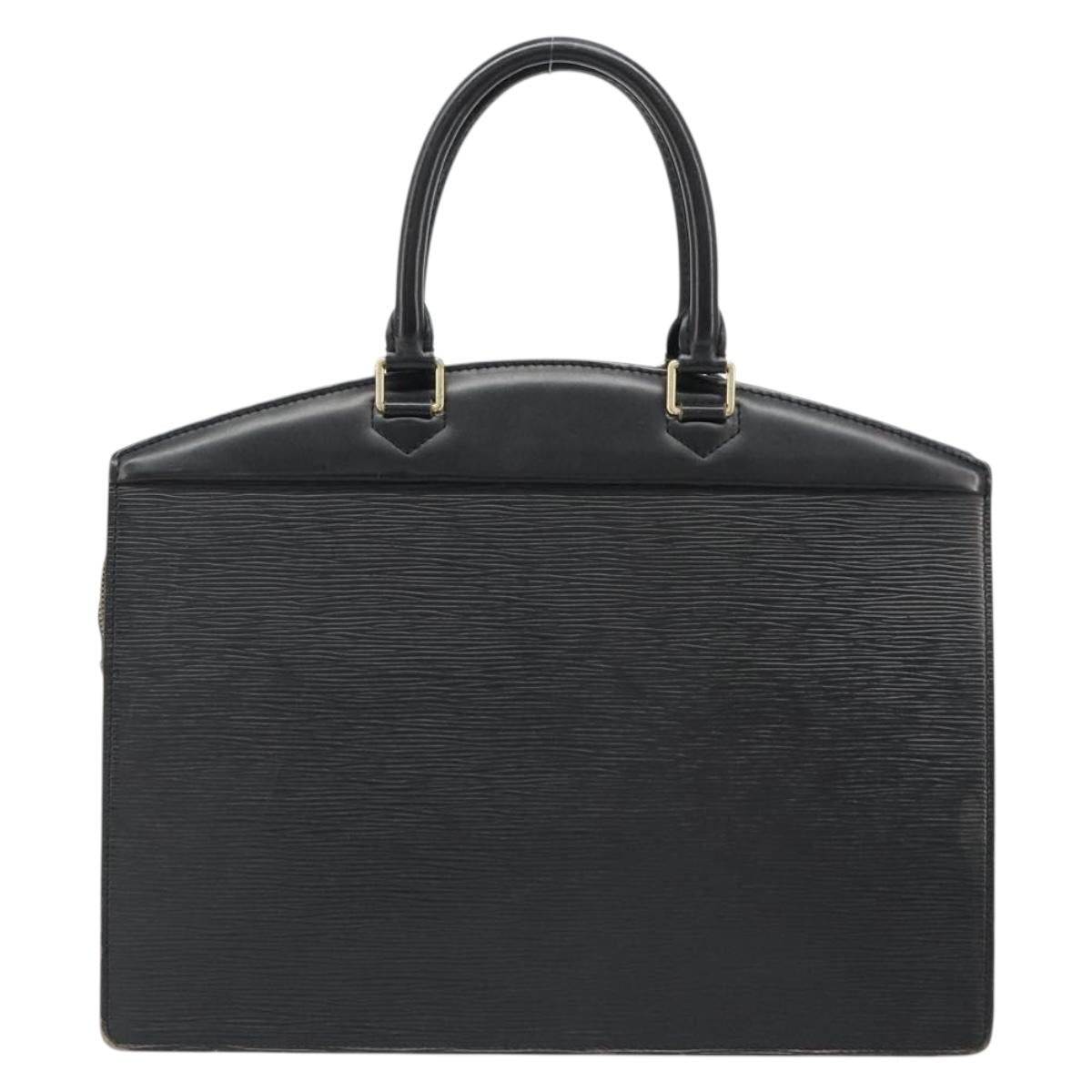 LOUIS VUITTON Epi Riviera Hand Bag Black M48182 LV Auth 186869