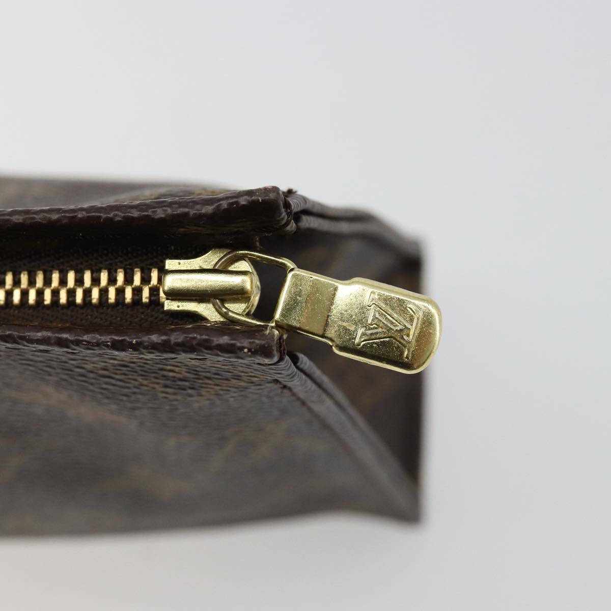 LOUIS VUITTON Monogram Poche Toilette 19 Pouch M47544 LV Auth 186870