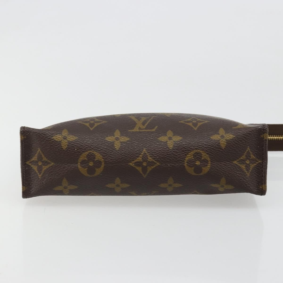 LOUIS VUITTON Monogram Poche Toilette 19 Pouch M47544 LV Auth 186870