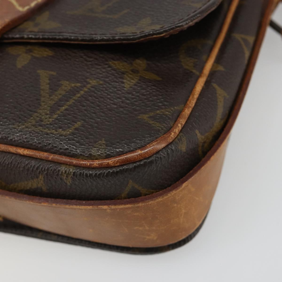 LOUIS VUITTON Monogram Cartouchiere PM Shoulder Bag M51254 LV Auth 186874