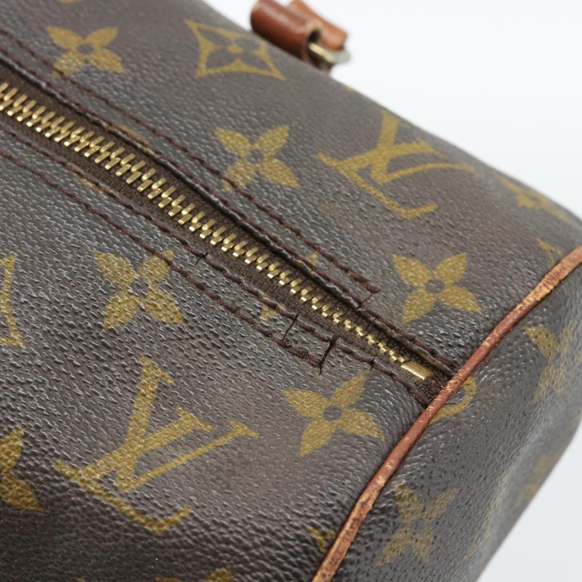 LOUIS VUITTON Monogram Papillon 30 Hand Bag M51385 LV Auth 186887