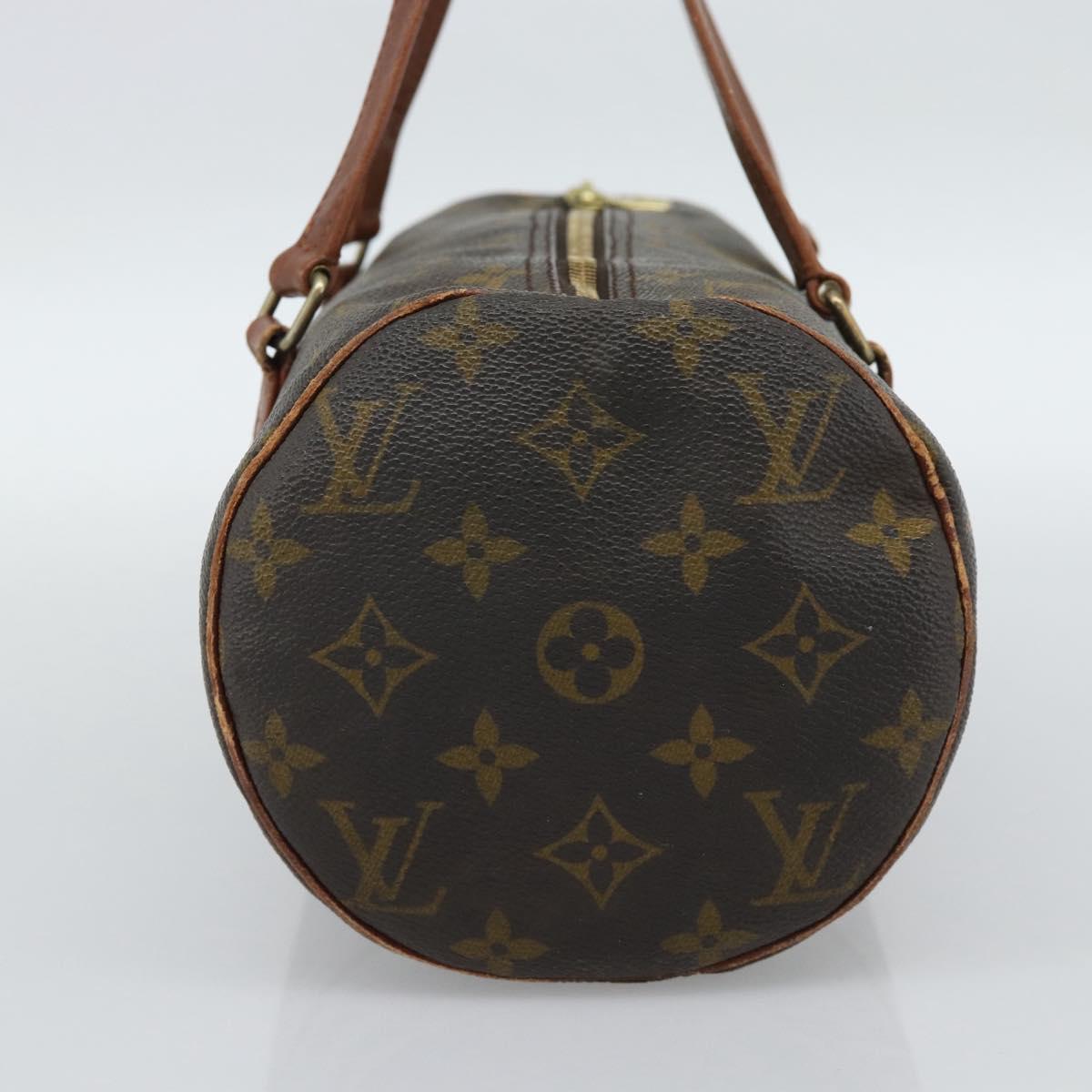 LOUIS VUITTON Monogram Papillon 30 Hand Bag M51385 LV Auth 186887