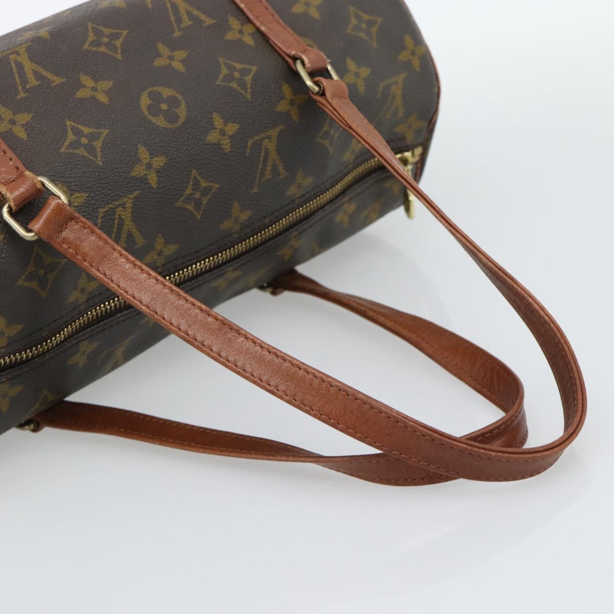 LOUIS VUITTON Monogram Papillon 30 Hand Bag M51385 LV Auth 186887