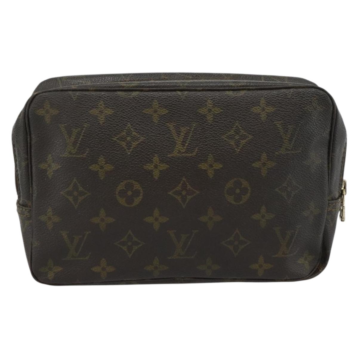 LOUIS VUITTON Monogram Trousse Toilette 23 Clutch Bag M47524 LV Auth 186888